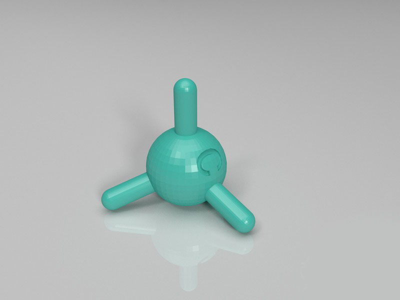 分子结构3d打印模型 免费下载