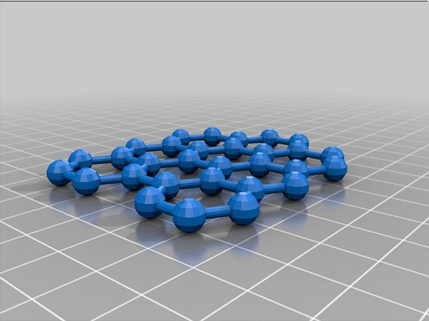 石墨烯分子3d打印模型 免费下载