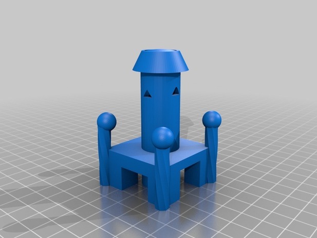 红沙城堡3d打印模型 免费下载