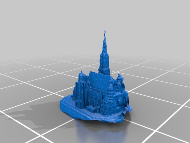 维纳圣斯特凡大教堂3d打印模型 免费下载