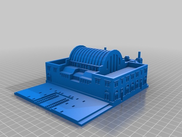 丹戎巴葛火车站3d打印模型 免费下载