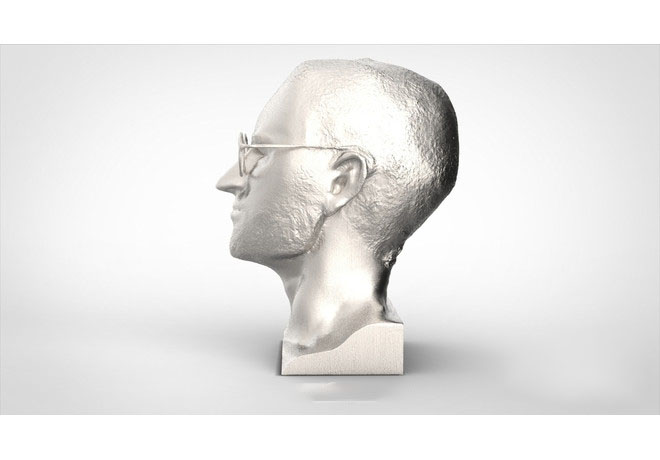 乔布斯纪念头像3d打印模型 免费下载