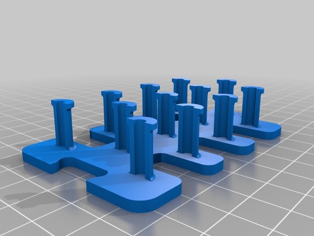 橡皮筋手织机3d打印模型 免费下载