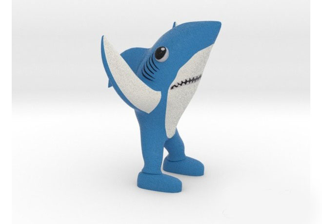 鲨鱼3d打印模型 免费下载