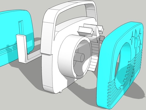 收音机3d打印模型 免费下载