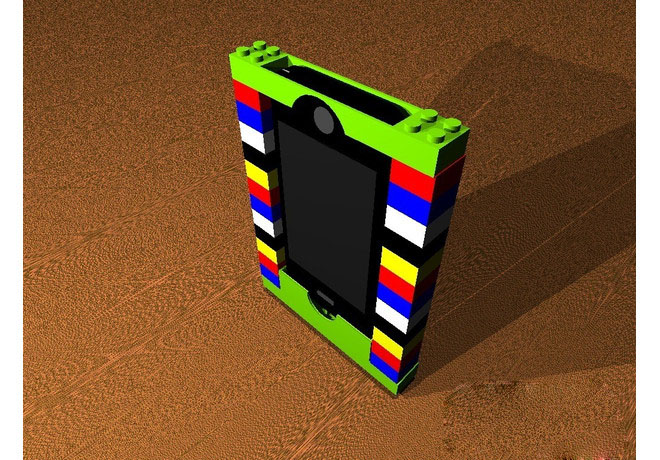 IPHONE的乐高手机机型3d打印模型 免费下载