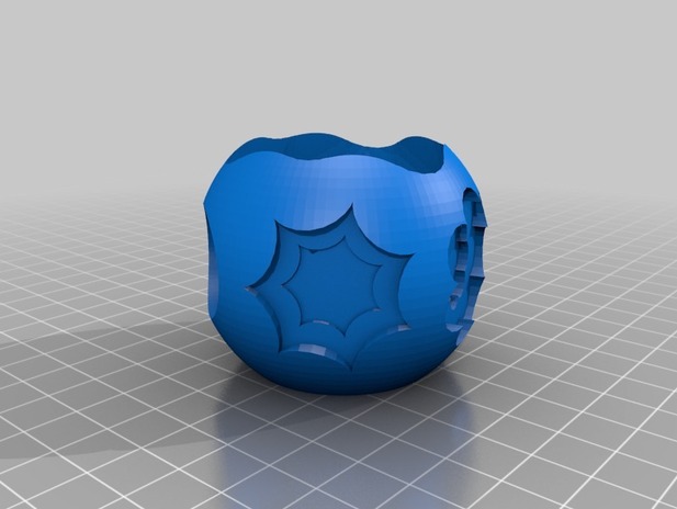 球形容器3d打印模型 免费下载