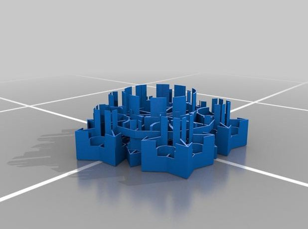 最新花笼艺术模型3d打印模型 免费下载