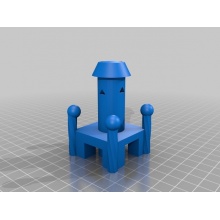 红沙城堡 3d打印模型 免费下载