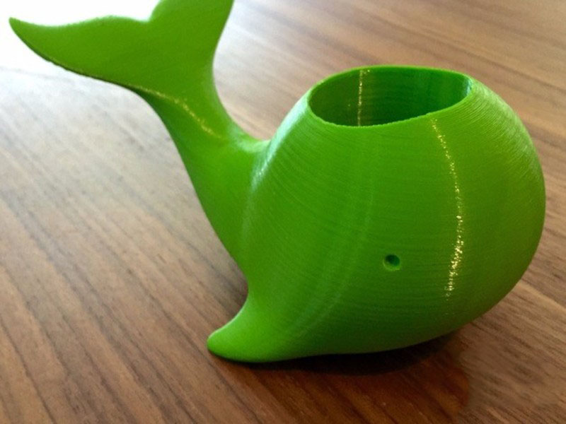 鲸鱼花盆3d打印模型 免费下载