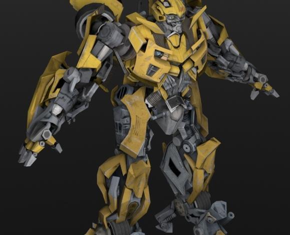 变形金刚大黄蜂3d打印模型 免费下载
