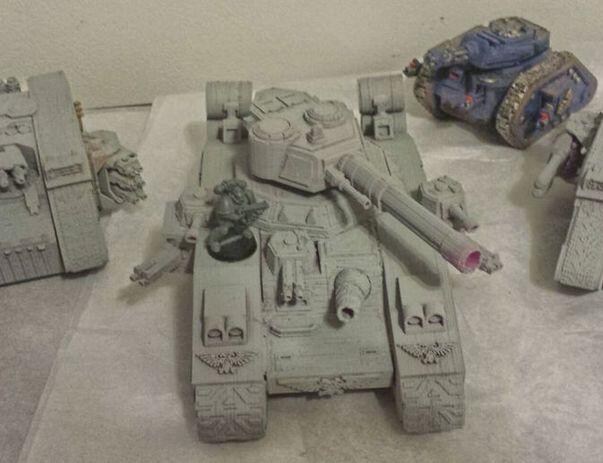 星际帝国军队坦克3d打印模型 免费下载