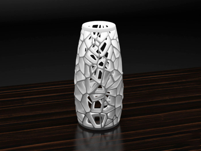 泰森多边形灯罩3d打印模型 免费下载