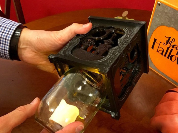 万圣节复式灯3d打印模型 免费下载