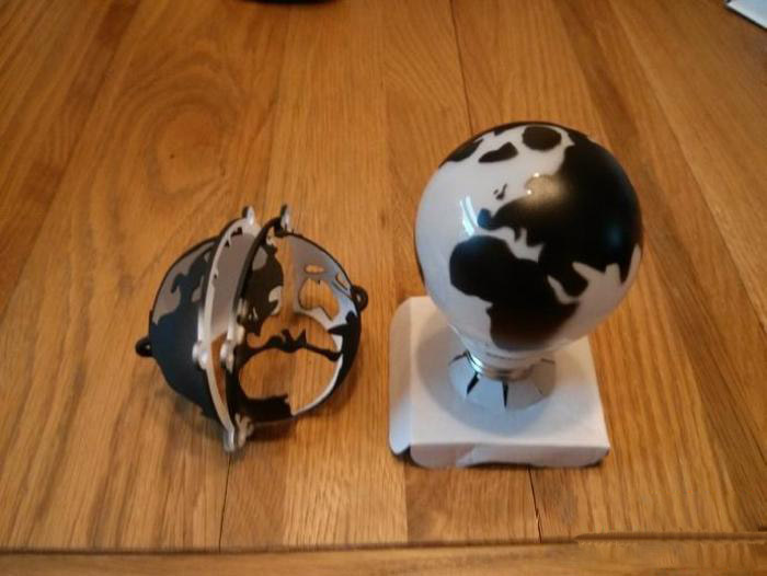 地球灯泡3d打印模型 免费下载