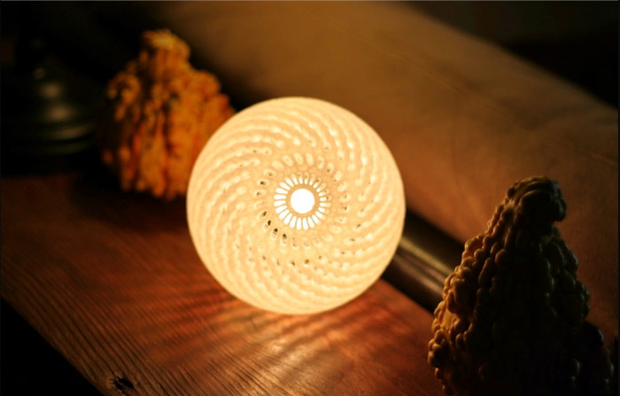 球形灯3d打印模型 免费下载