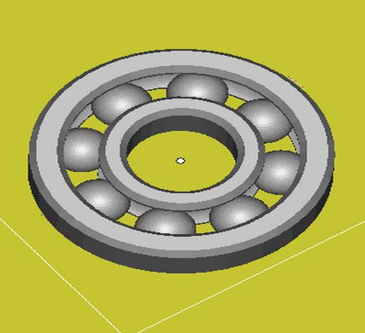 轴承3d打印模型 免费下载