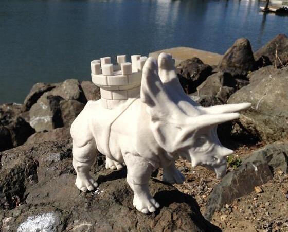 龙之战恐龙3d打印模型 免费下载