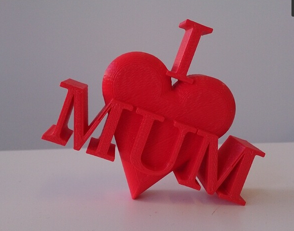 I Heart MUM3d打印模型 免费下载