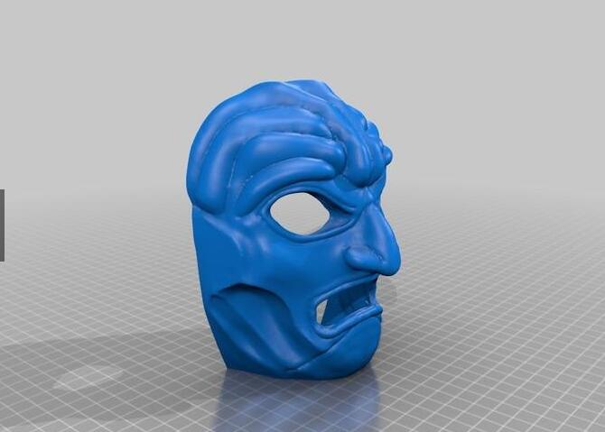 恶魔之王面具3d打印模型 免费下载