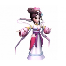 2016卡通版嫦娥模型 3d打印模型 免费下载