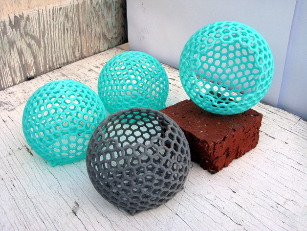 镂空圆形3d打印模型 免费下载