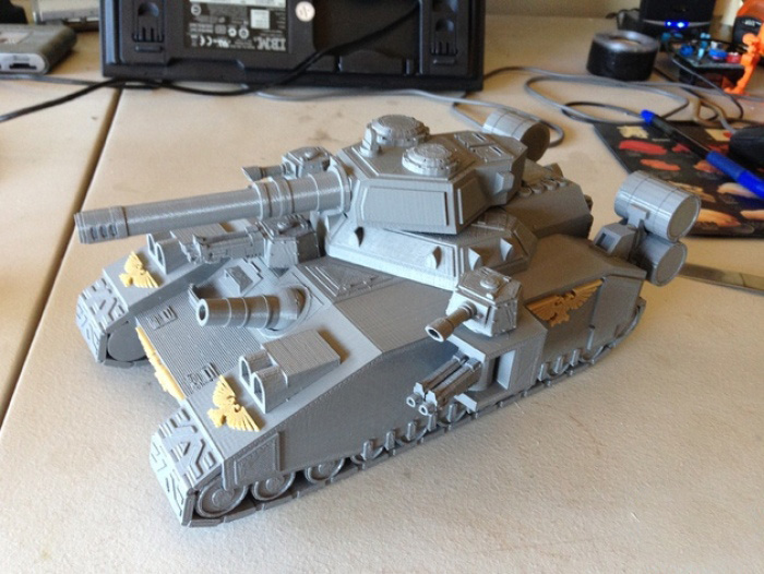 未来科技坦克3d打印模型 免费下载