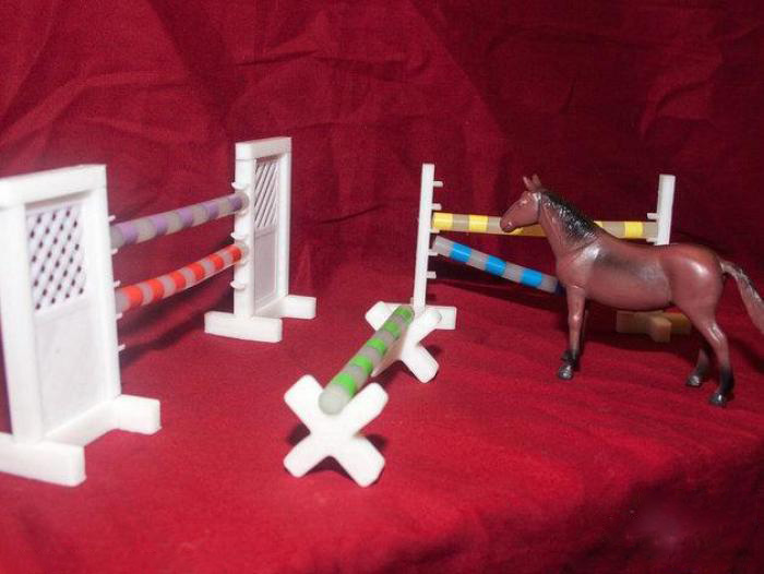 跳马栏杆3d打印模型 免费下载