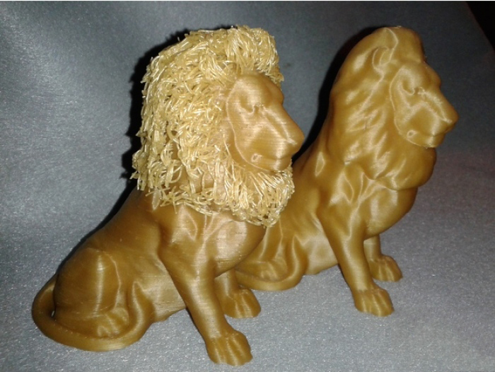 3D打印创意狮子3d打印模型 免费下载