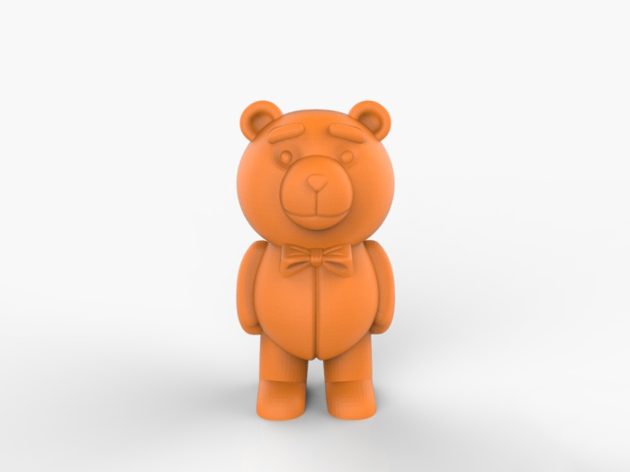 泰迪熊3d打印模型 免费下载