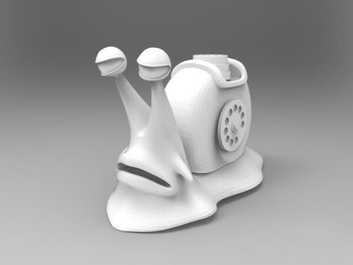 海贼王-电话虫3d打印模型 免费下载