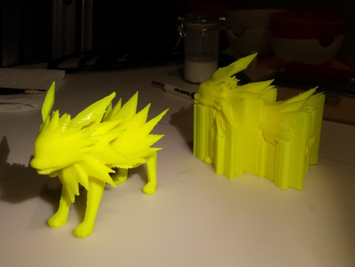 雷精灵-神奇宝贝3d打印模型 免费下载