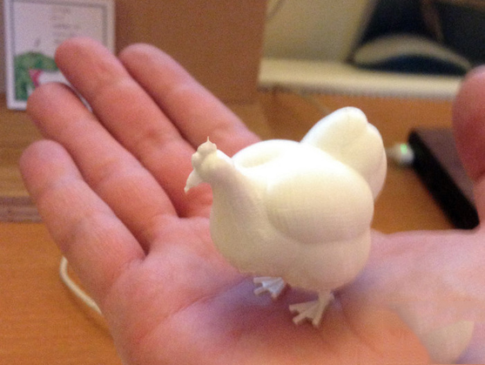 母鸡3d打印模型 免费下载