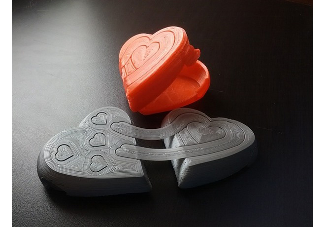 心珠宝盒3d打印模型 免费下载