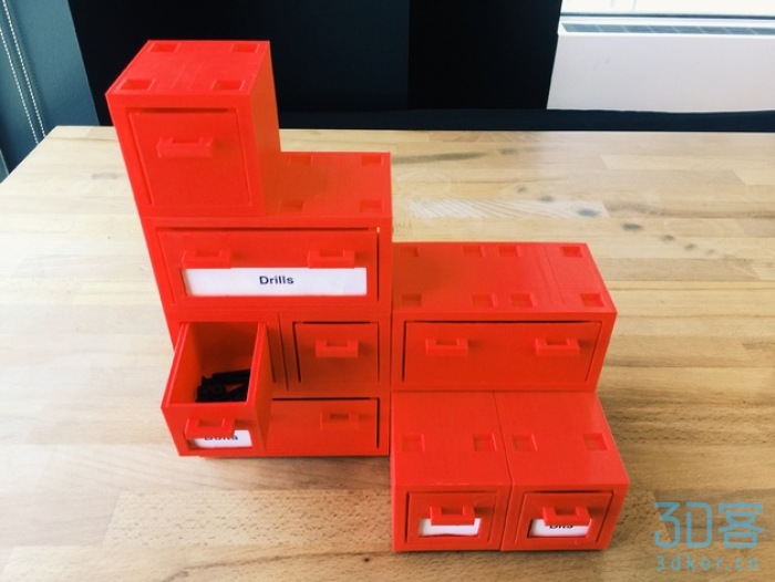 3D打印的组装的小木箱3d打印模型 免费下载