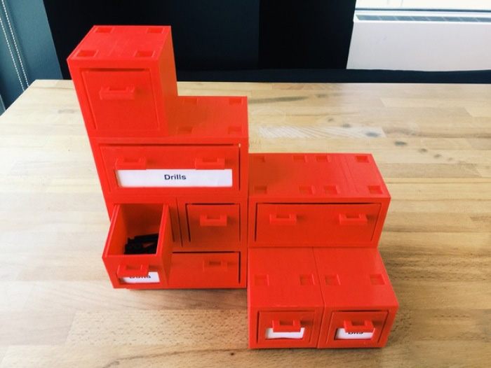 3D打印的组装的小木箱3d打印模型 免费下载