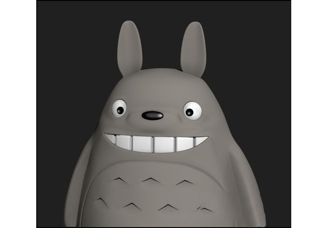 宫崎骏的龙猫3d打印模型 免费下载