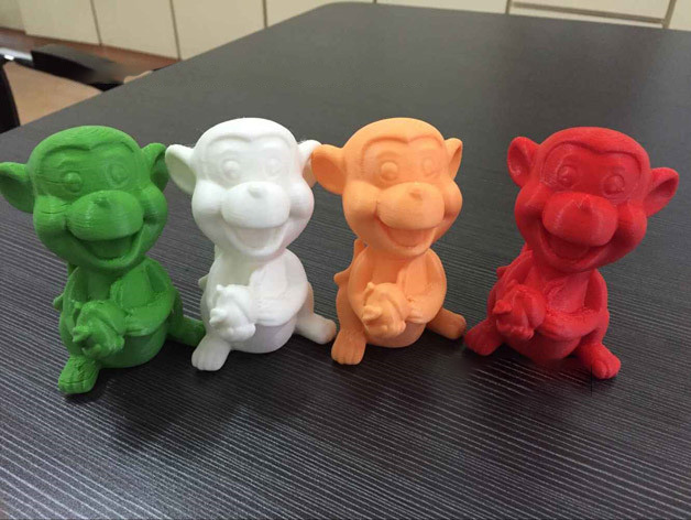 猴年猴子3d打印模型 免费下载