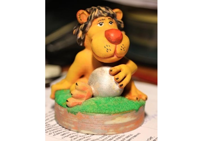 卡通狮子3d打印模型 免费下载