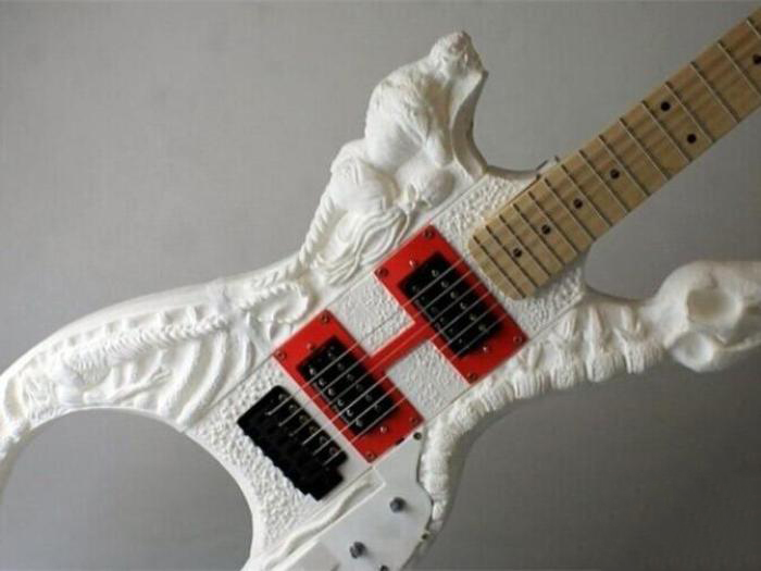 地狱火吉他3d打印模型 免费下载