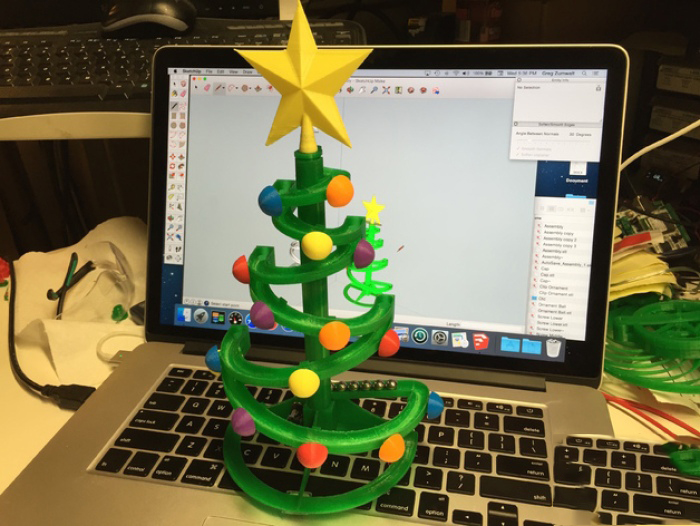 圣诞树3d打印模型 免费下载