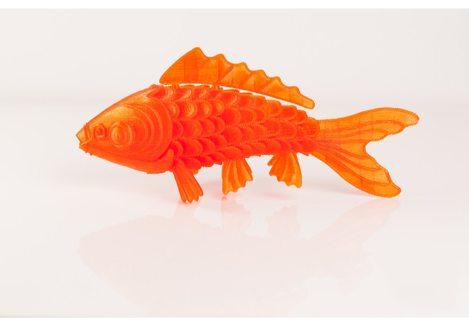 锦鲤3d打印模型 免费下载