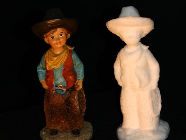 可爱的牛仔小男孩3d打印模型 免费下载