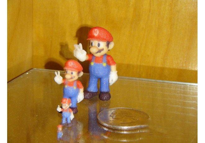 超级玛丽3d打印模型 免费下载