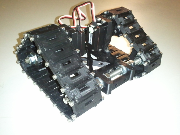 机器人坦克底盘3d打印模型 免费下载