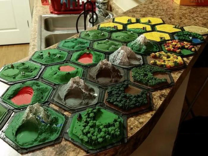 小型场景合集3d打印模型 免费下载