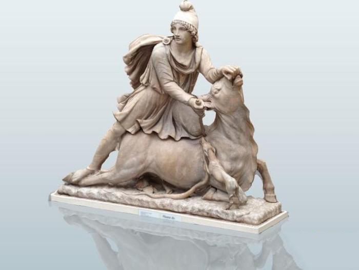 罗马人狩猎雕塑3d打印模型 免费下载