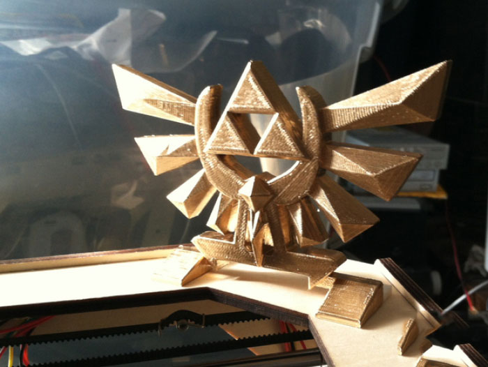 塞尔达徽章3d打印模型 免费下载