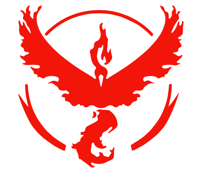 pokemon GO 红队队徽3d打印模型 免费下载