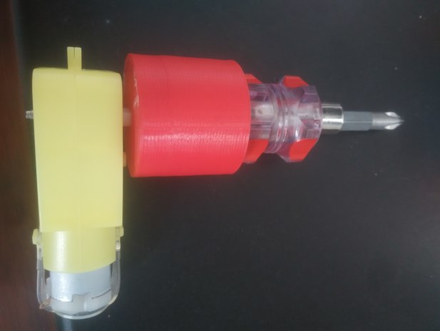 DIY电动起子电动螺丝刀3d打印模型 免费下载